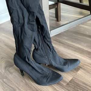 Nine West Black High Boots | Size 8